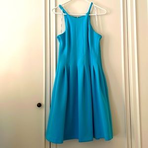 Calvin Klein turquoise ladies dress size L with pockets